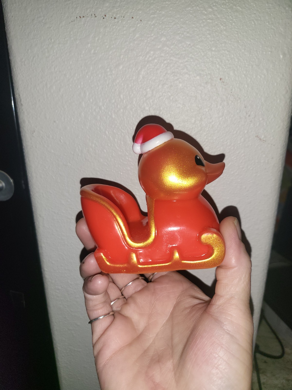 Anatra di gomma animald natale nuova difficile da trovare