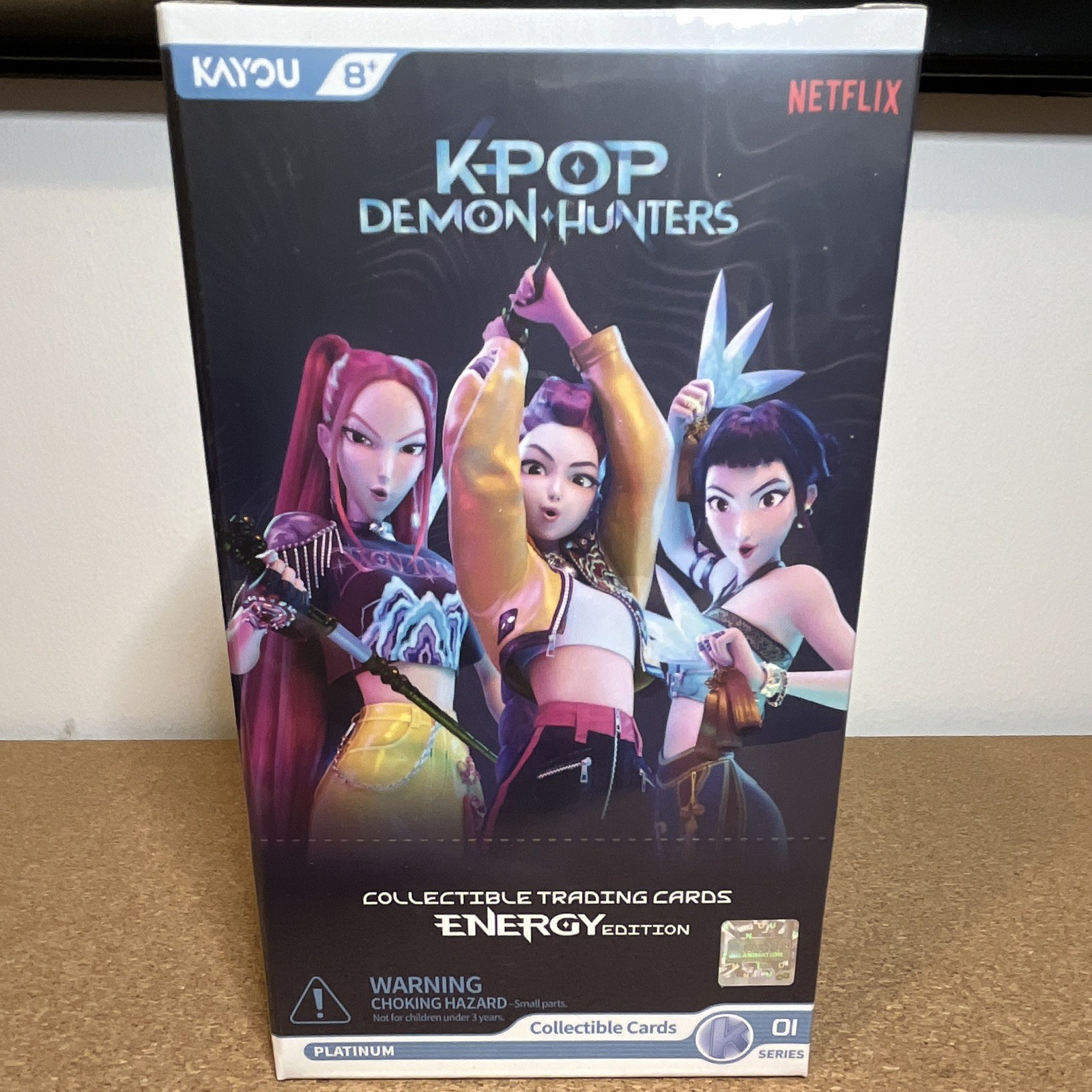 KAYOU Netflix KPop Demon Hunters Energy Edition 01 Trading Cards Box New Sealed