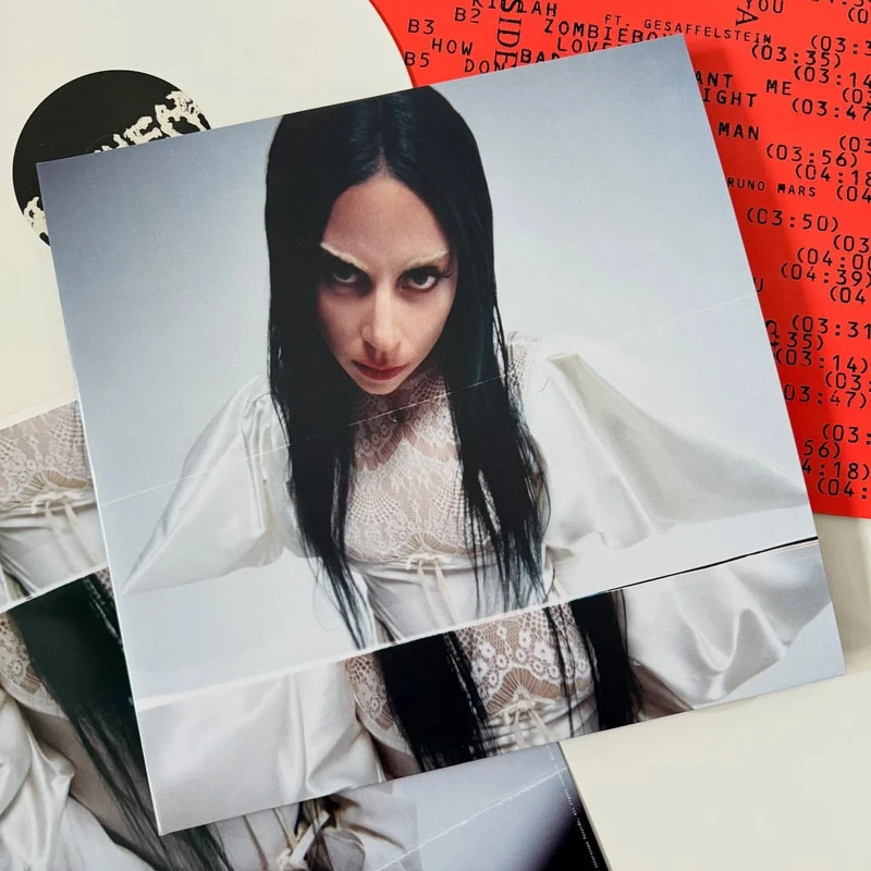 [Sealed] Lady Gaga "Mayhem" 🤍 Limited Edition White Vinyl 2LP +Poster, Tour Merch
