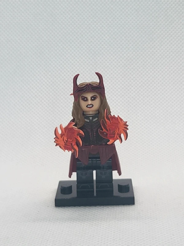 Personnage type Lego – Wanda Maximoff (Multiverse of Madness) (Lego-style – marvel – Scarlet Witch)