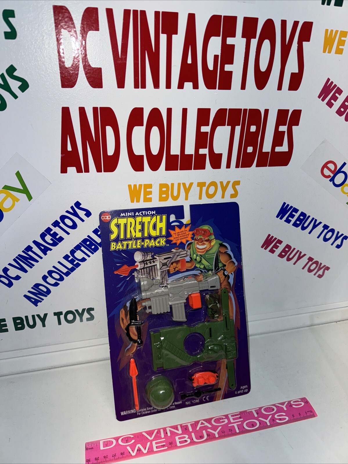 STRETCH ARMSTRONG MINI Action (BATTLE-PACK) 1994 CAP TOYS NEW SEALED 🔥