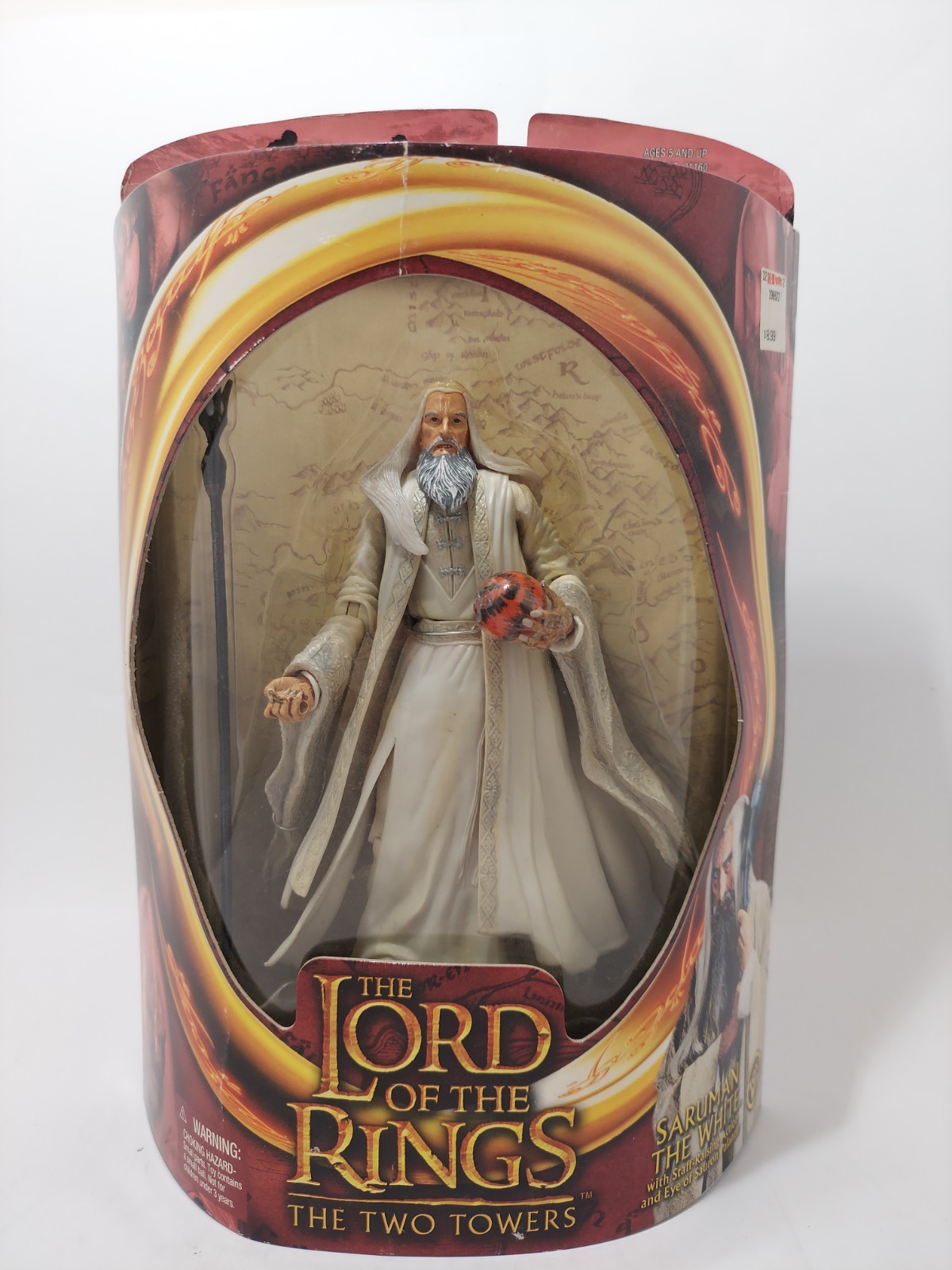 Il Signore degli Anelli - Le Due Torri - Saruman la Figurina Bianca 2002 Toy Biz
