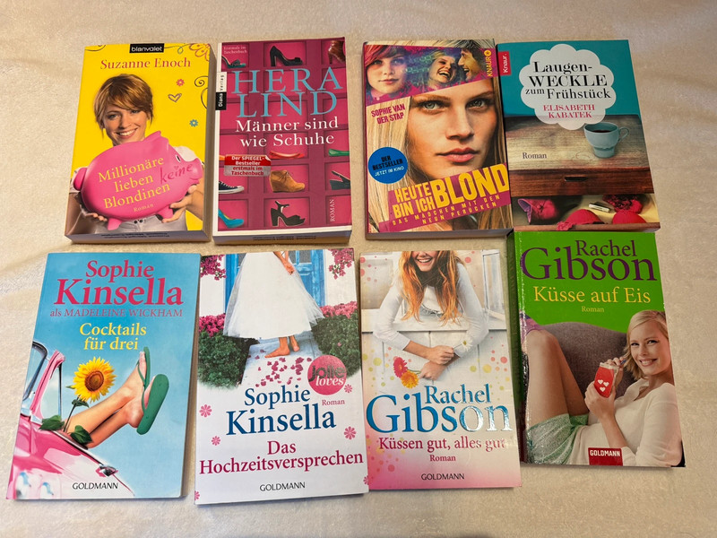 8 Bücher - Liebesromane