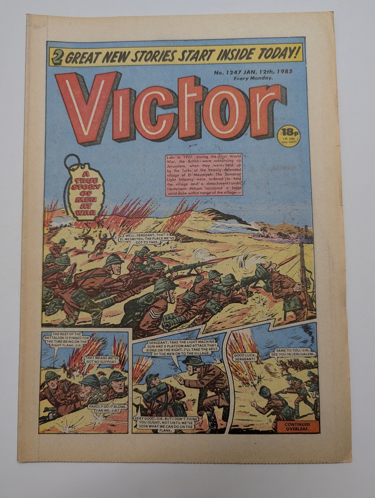 The Victor Comic, No 1247, January 12th 1985.