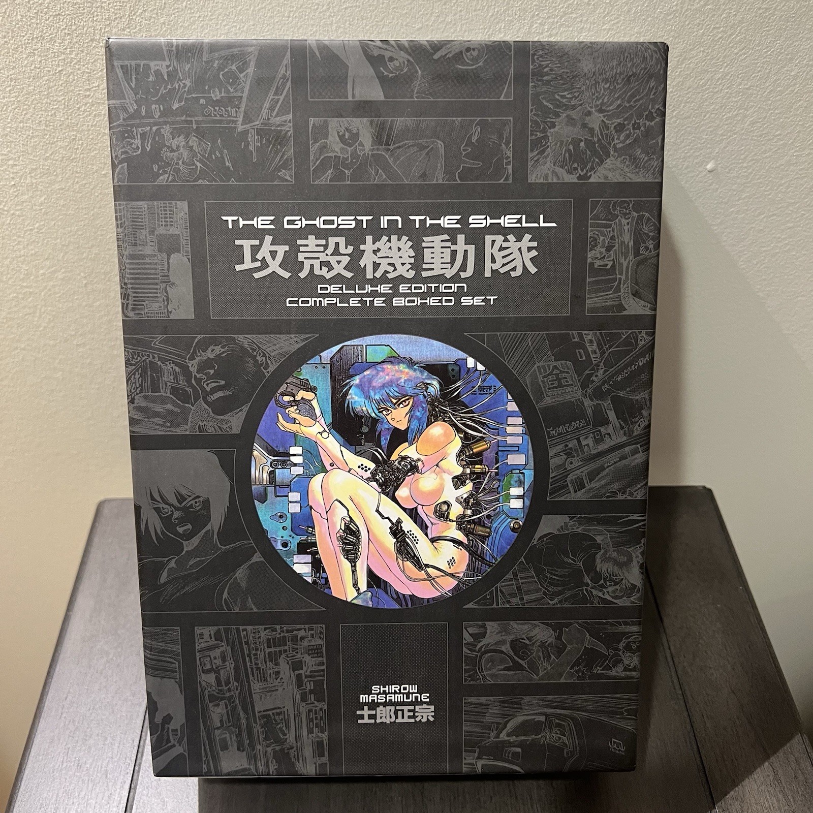Ghost in the Shell Deluxe Edition set completo in scatola con litografia bonus inglese