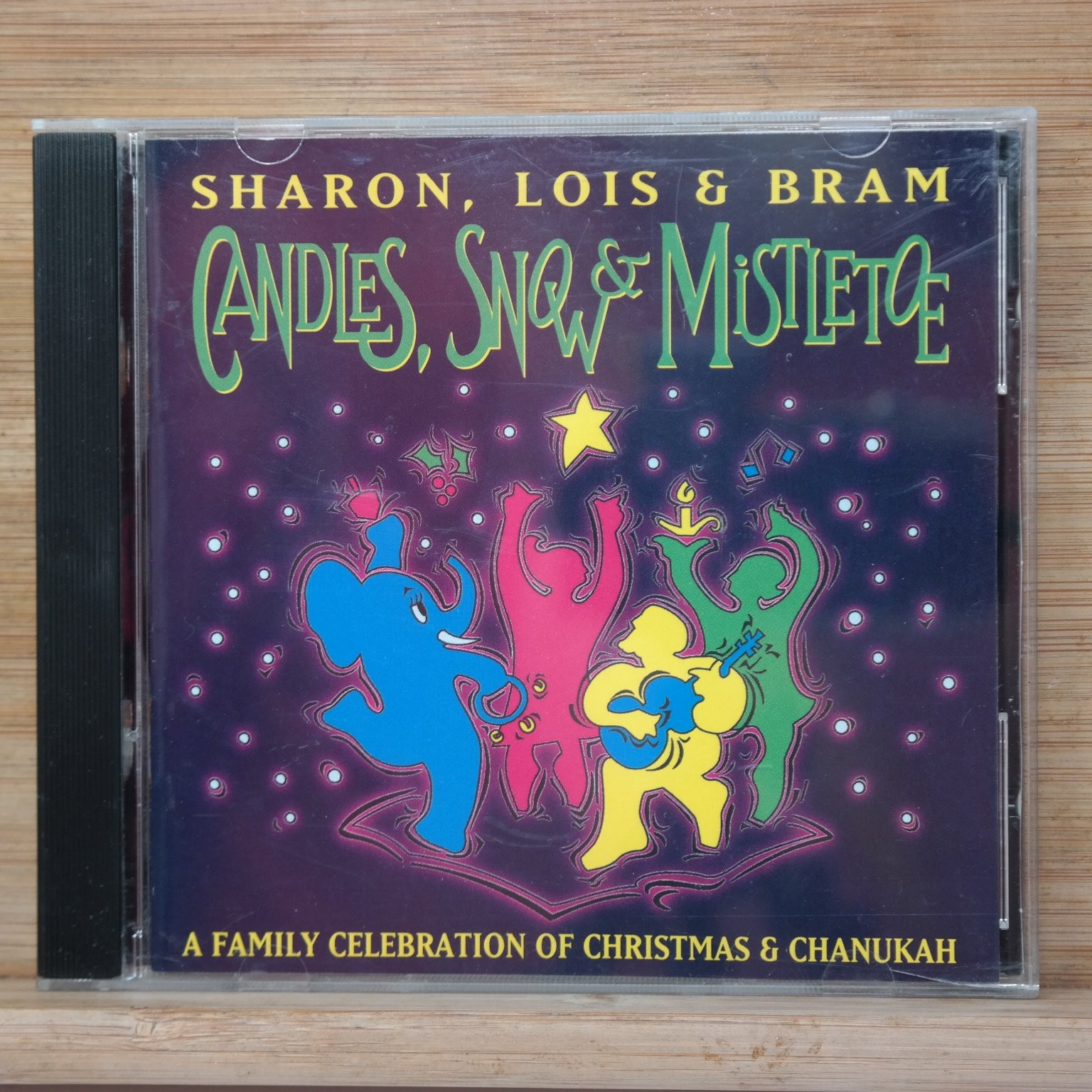 Sharon, Lois & Bram Candles Snow & Mistletoe CD Family Christmas Chanukah