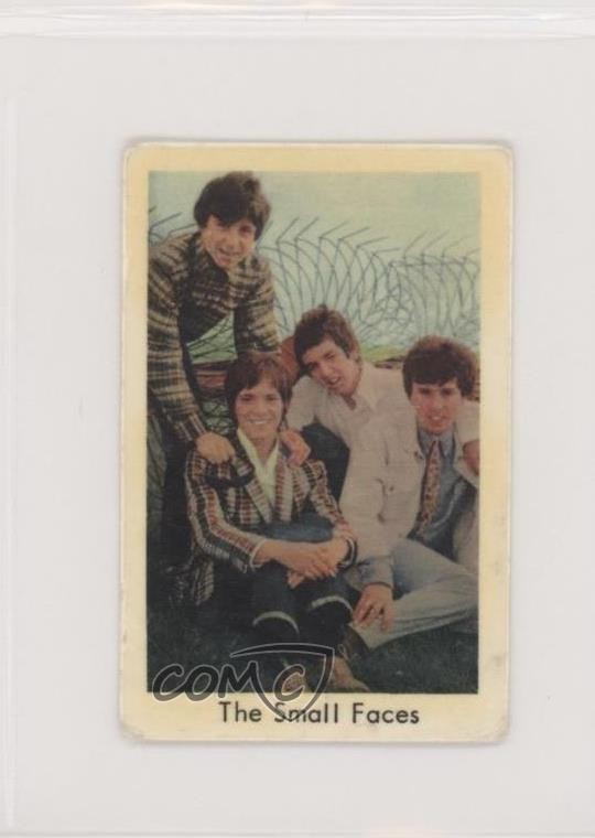 1966-68 Dutch Gum TV66-TV68 Popbilder Unnumbered Series The Small Faces 1b9b