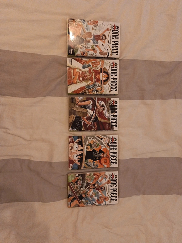 Tome 1 à 5 de one piece