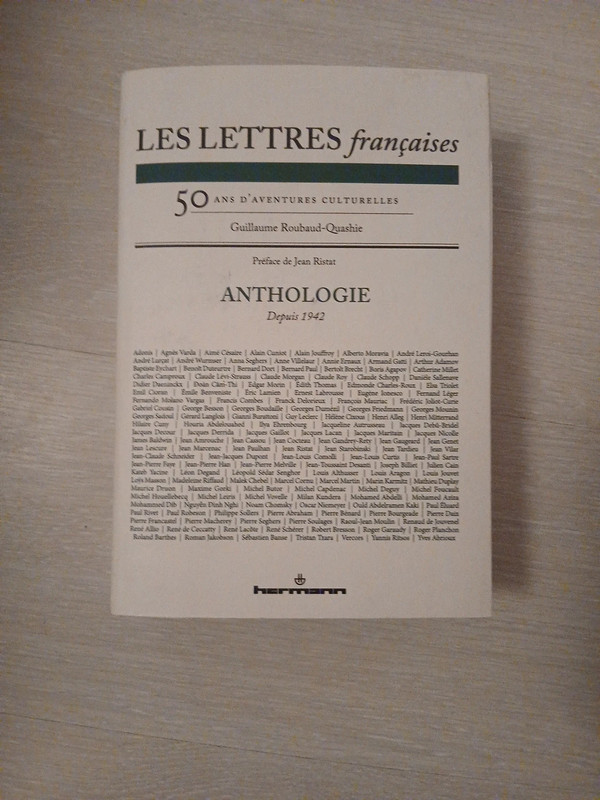 Livre Roman Les Lettres françaises