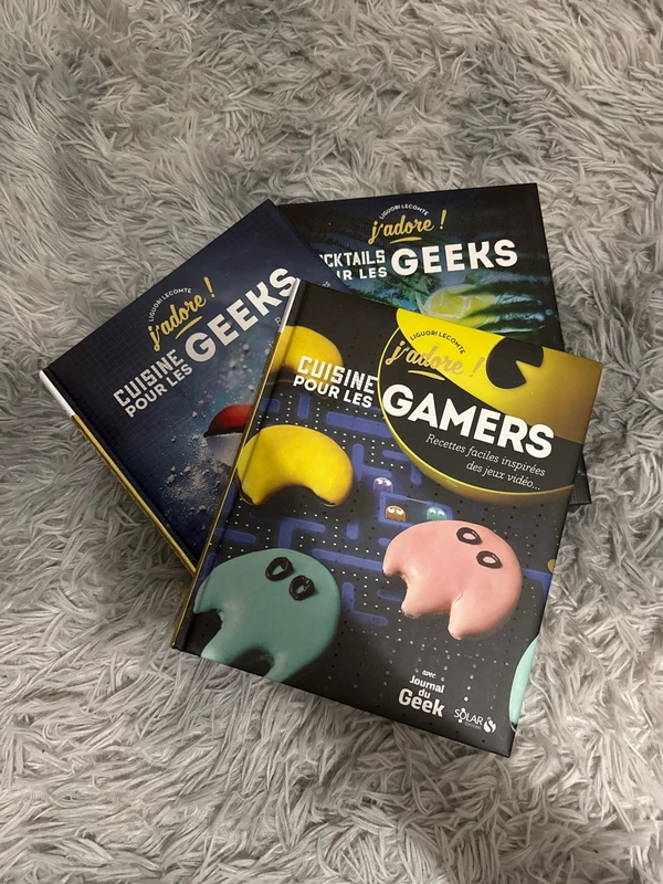 3 Livres de cuisine pour les Geeks