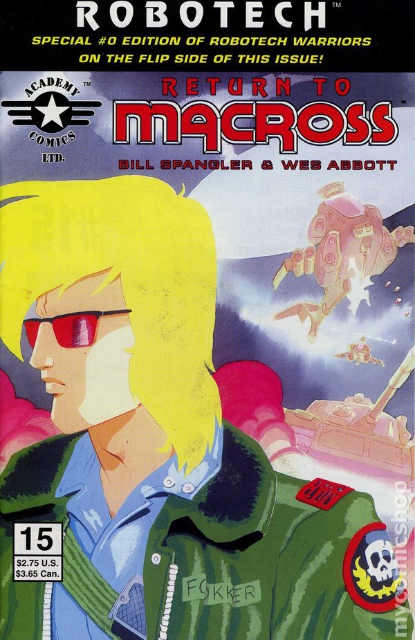 Robotech Ritorno a Macross #15 VF 1994 Immagine Stock