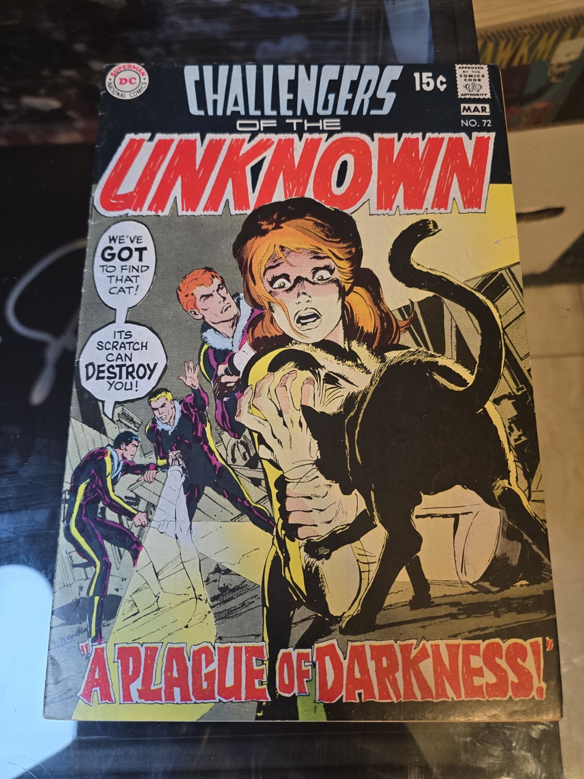 Challengers Of The Unknown #72 DC Comics Età del Bronzo 1970