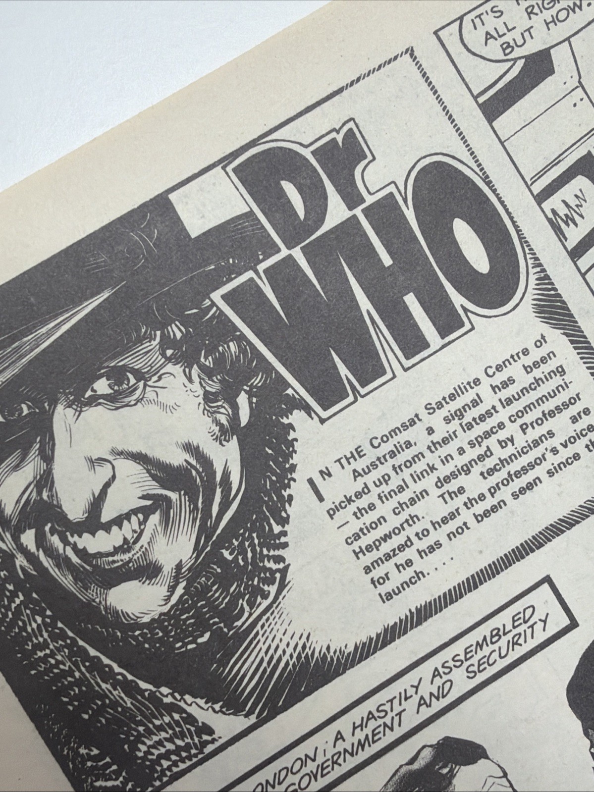 TV Comic # 1281 - 3rd July 1976 - Vintage 70's Comic Nostalgia - Dr Who /Pugwash