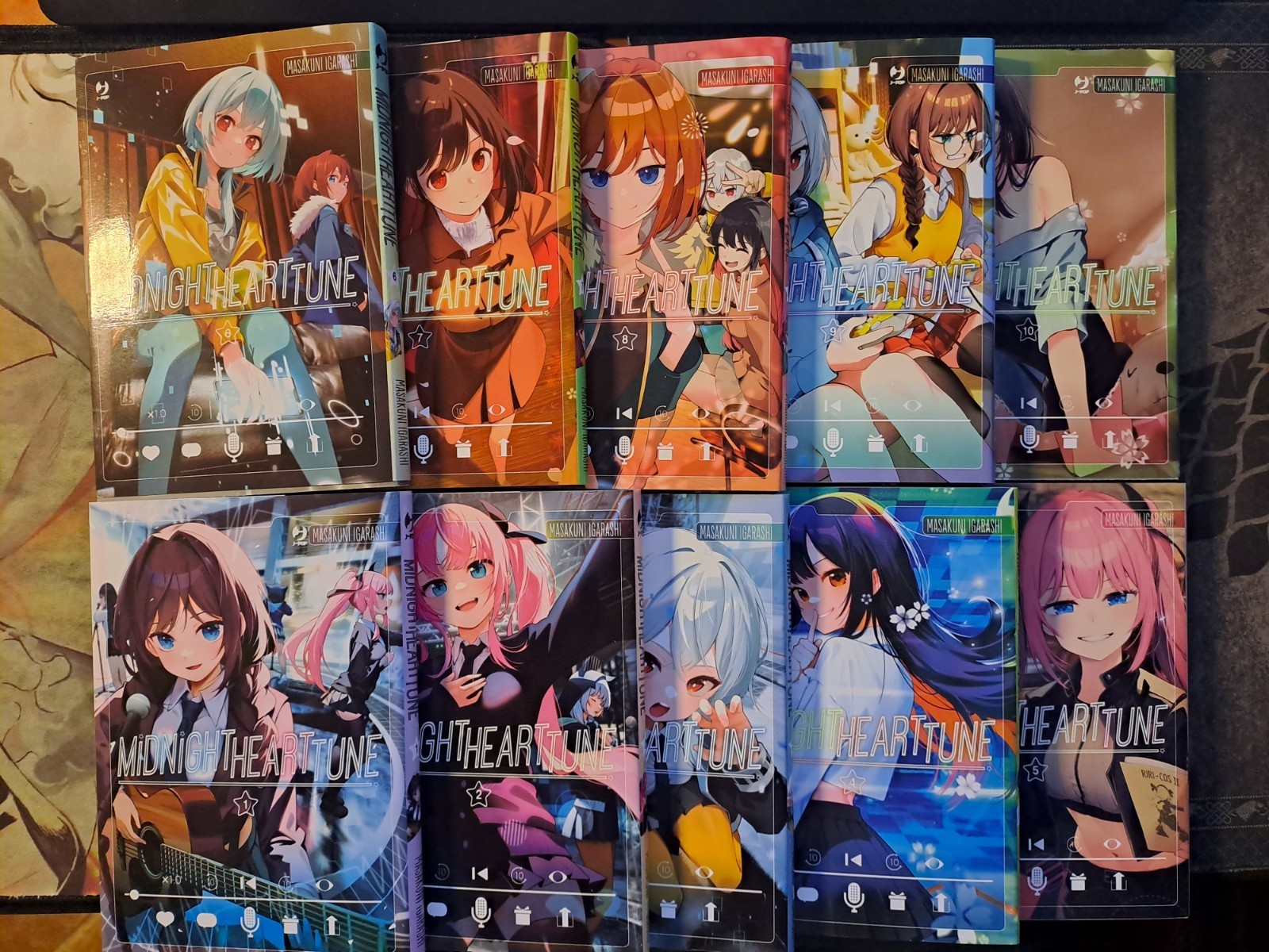 Midnight Heart Tune 1-10 Lotto Manga J-POP