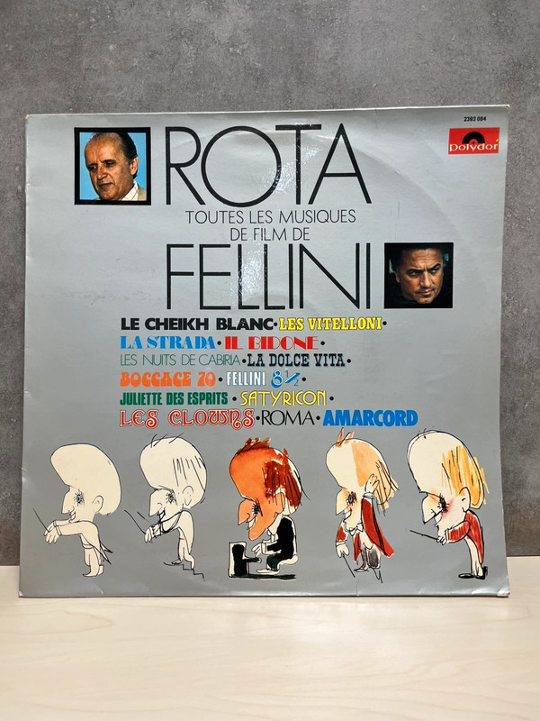 Nino Rota - Musiques De Films De Fellini LP / OST / 1974