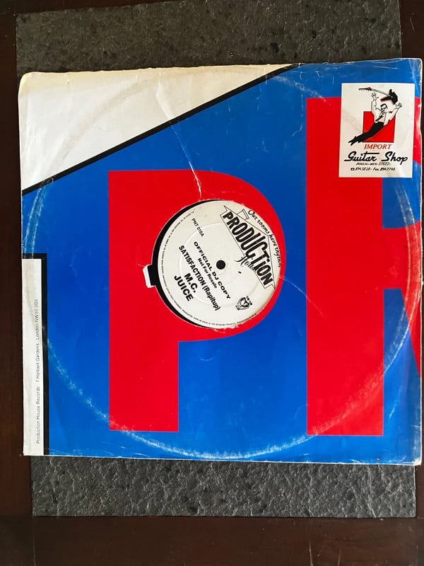 M.C. Juice – Satisfaction  12" Promo VG
