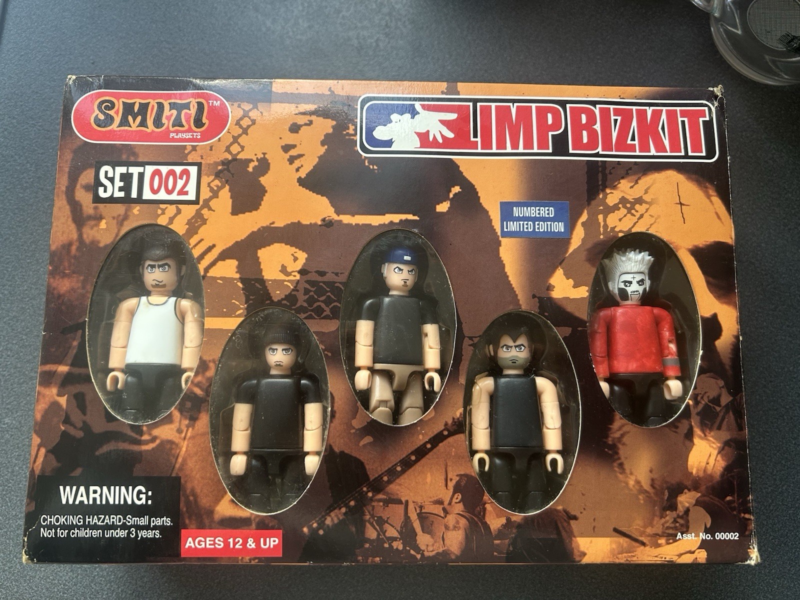 Set action figure SMITI Limp Bizkit edizione limitata 002 variante berretto blu usato