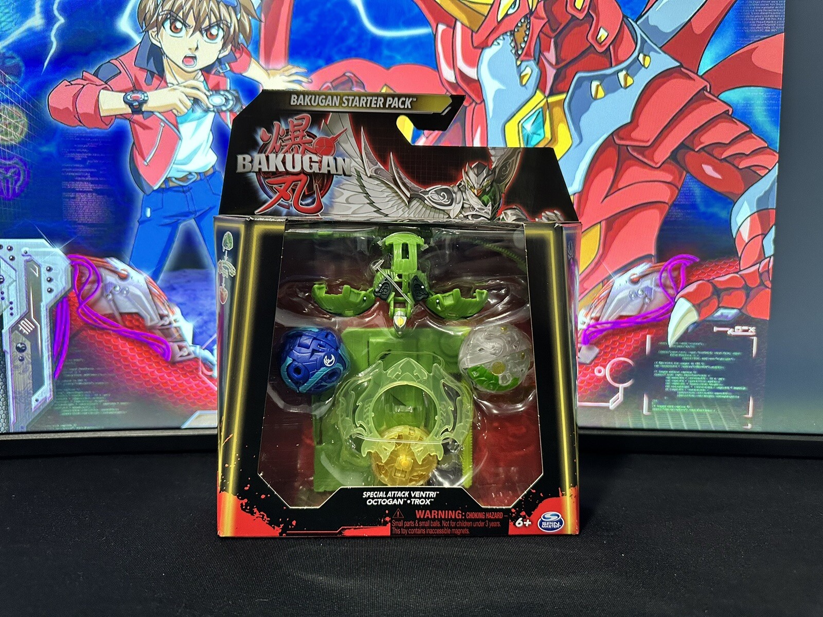 Bakugan Starter Pack - Generazione 3 - Diamond Trox/Octogan/Special Attack Ventri