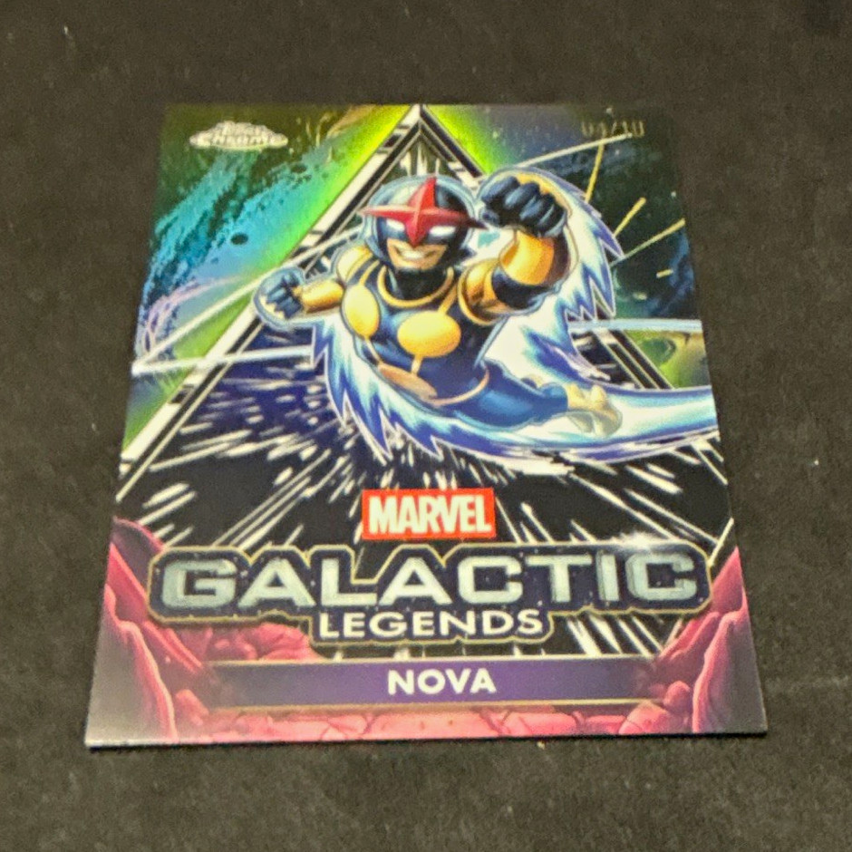 Topps 2025 Marvel Galactic Legends Nova Serial Numbered Card 04/10 Print Run 10