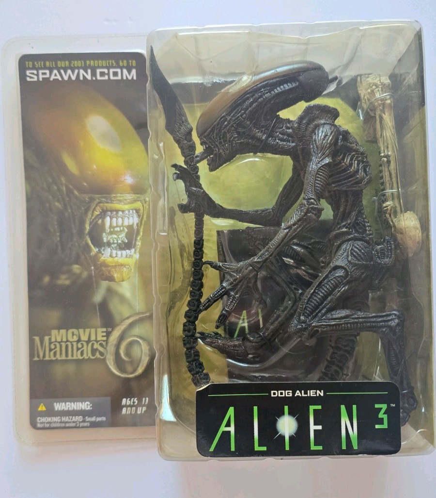 Alien Resurrection 2003 Movie Maniacs 6 McFarlane cane alieno vintage
