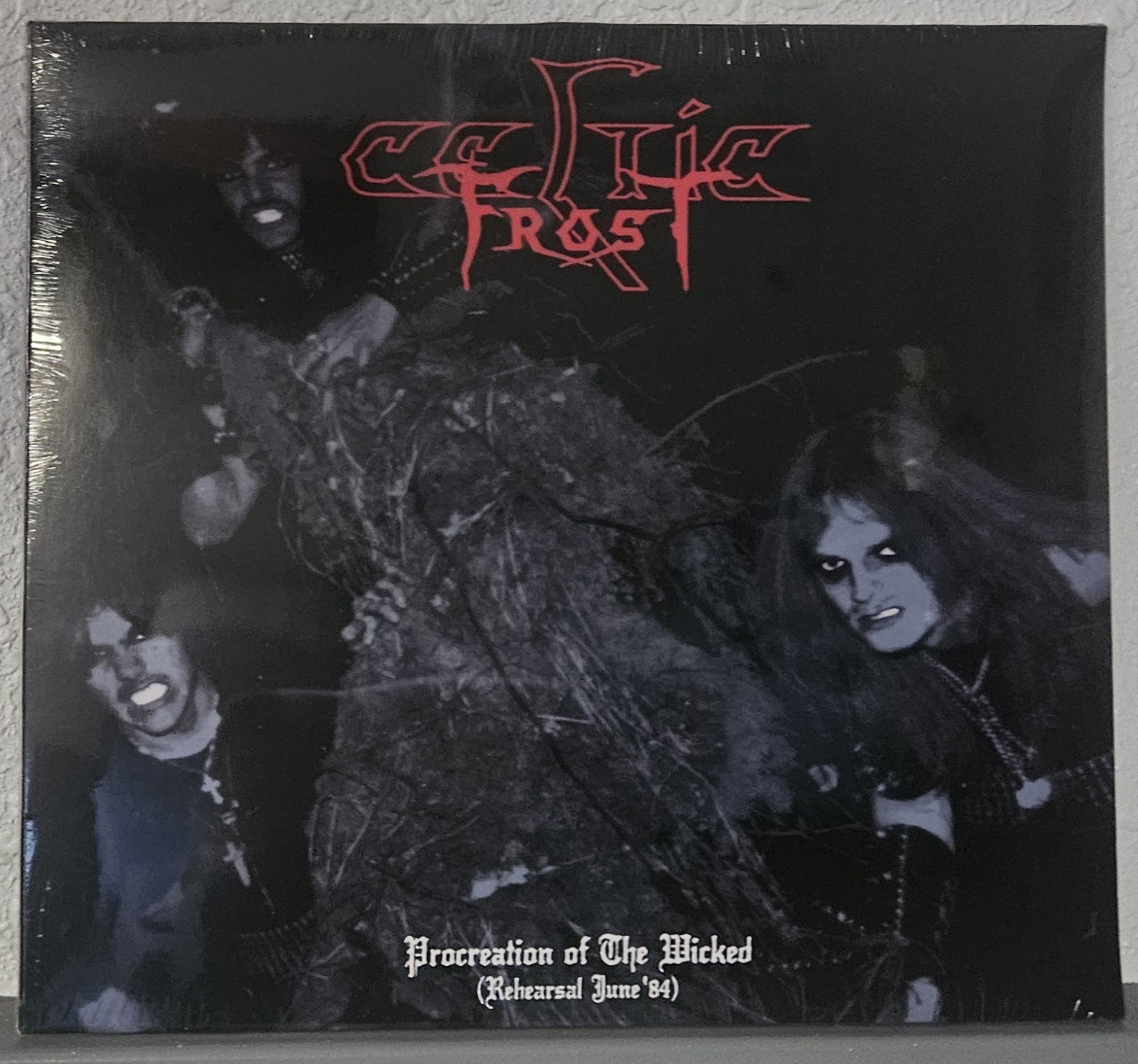 CELTIC FROST "PROCREATION OF THE WICKED" BLACK VINYL w/ INSERT 1984 