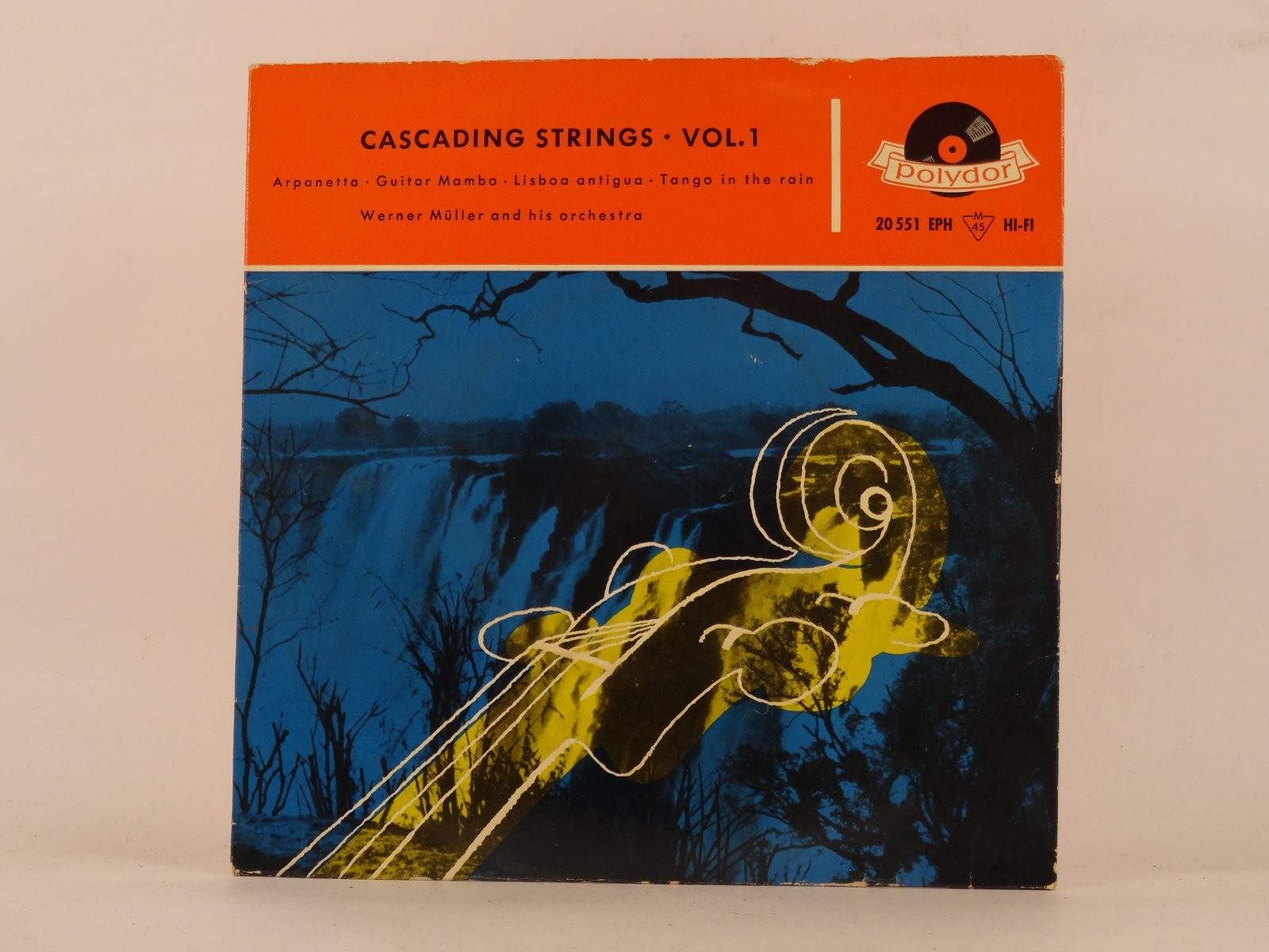 WERNER MULLER AND HIS ORCHESTRA CASCADING STRINGS VOL 1 (96) 4 Track 7" Single i