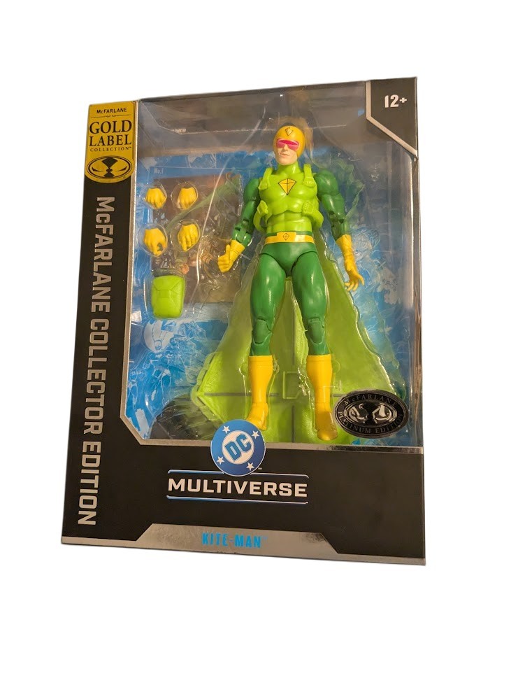 Figurina Mcfarlane gold label kite man #43 (edizione platino) 7"