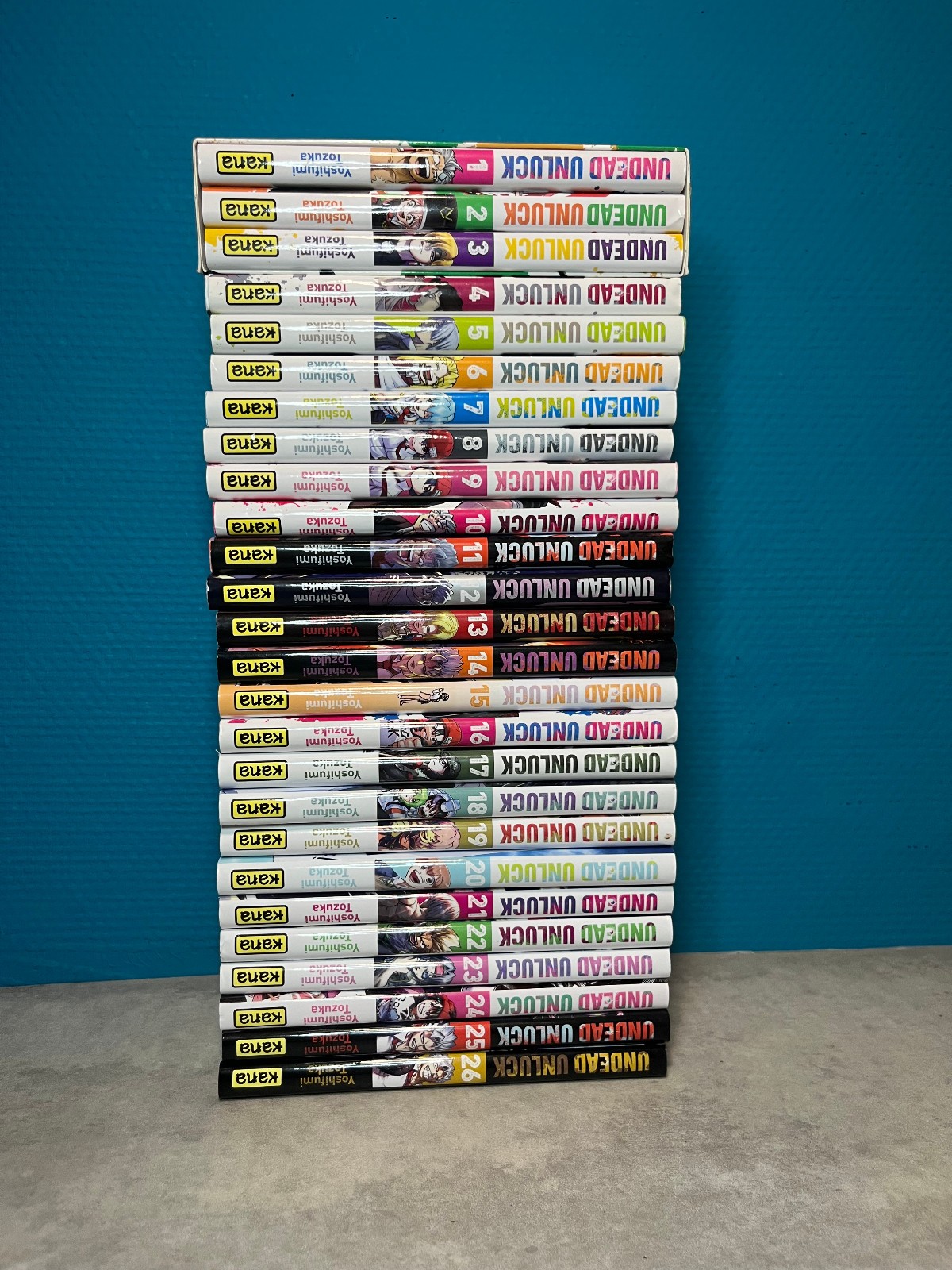 manga - undead unluck : collection complete 26 tomes