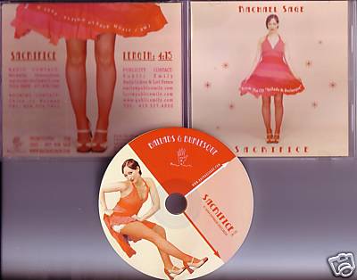 RACHEL SAGE Sacrifice RARE PICTURE DISC PROMO CD Single