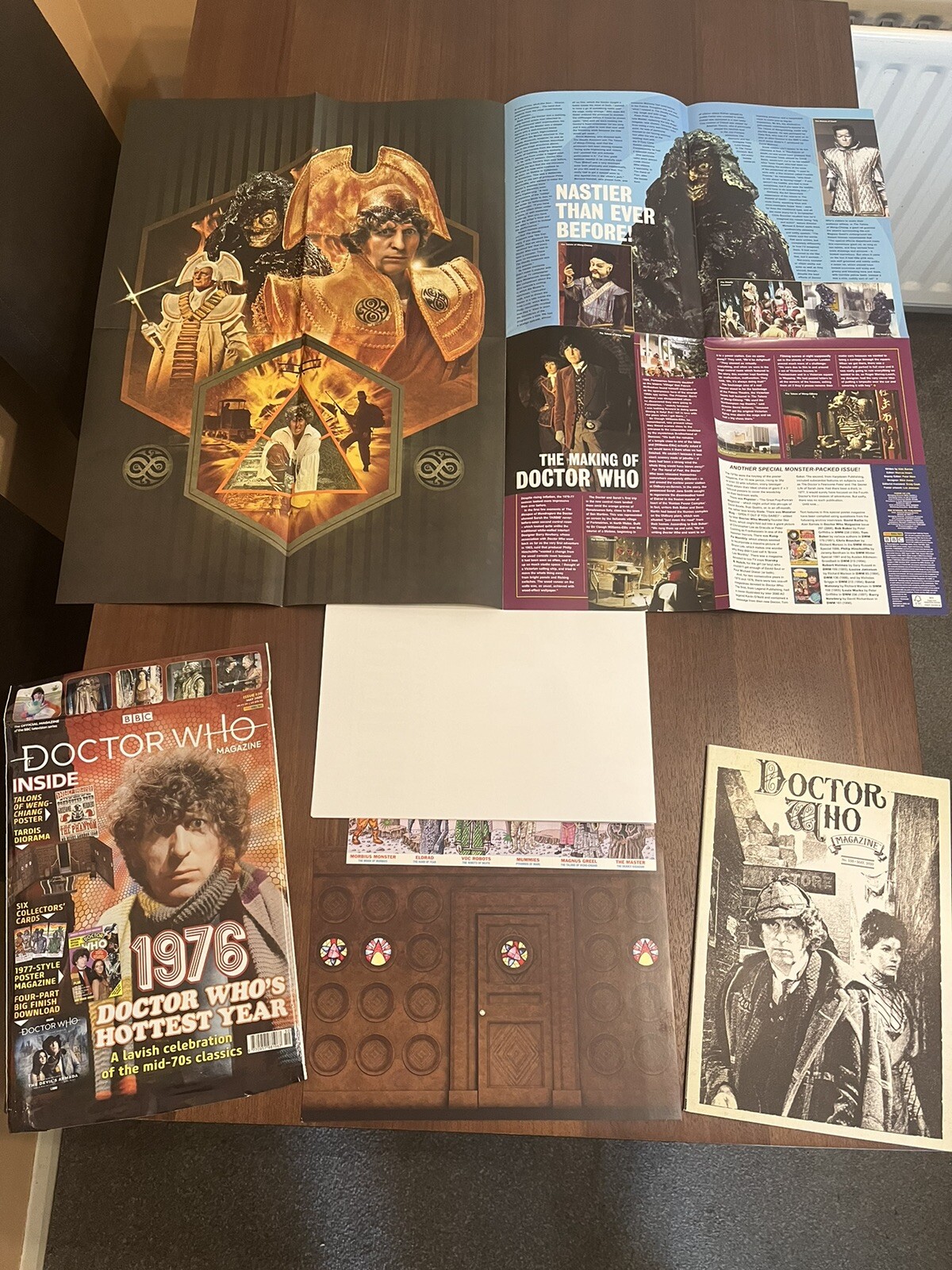 Doctor Who Monthly Magazine - No 550 with Poster Magazine Diorama Poster Cards