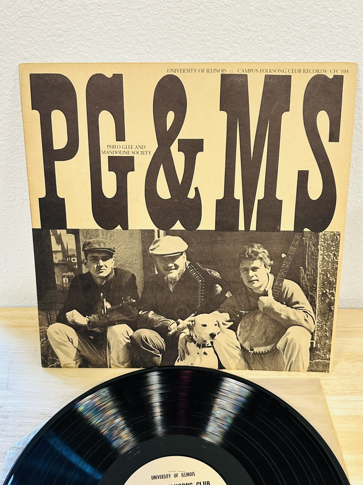 Philip Glee And Mandolins Society Campus Folk Club 33RPM 1962  EX Cond. Signed