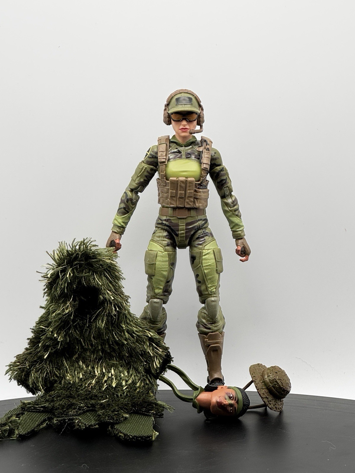 Marina Militare Classificato GI Joe con Tuta Ghillie e Testa Alternativa