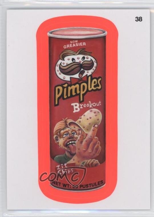 Pacchetti Topps Wacky 2012 nuovissimi serie 9 brufoli arancioni #38 0f2