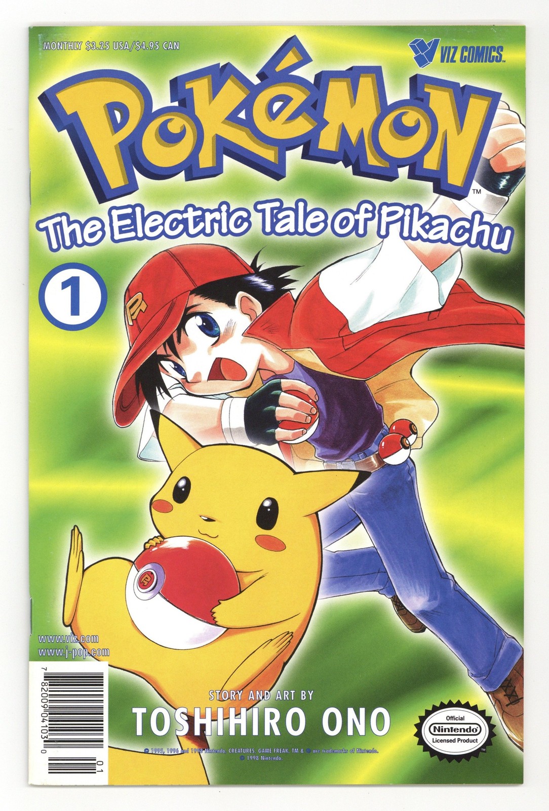 Pokemon Parte 1 Il Racconto Elettrico di Pikachu 1A FN- 5.5 1999 Ristampa