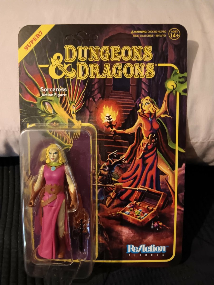 Dungeons and Dragons Strega ReAction Figure, D&D, DND NON PERFORATO