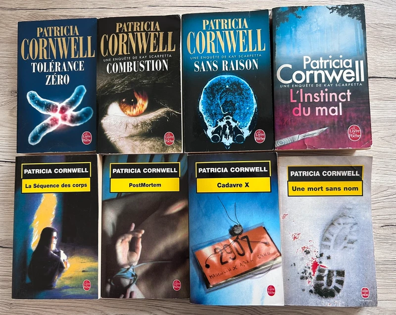 Lots livres Patricia Cornwell