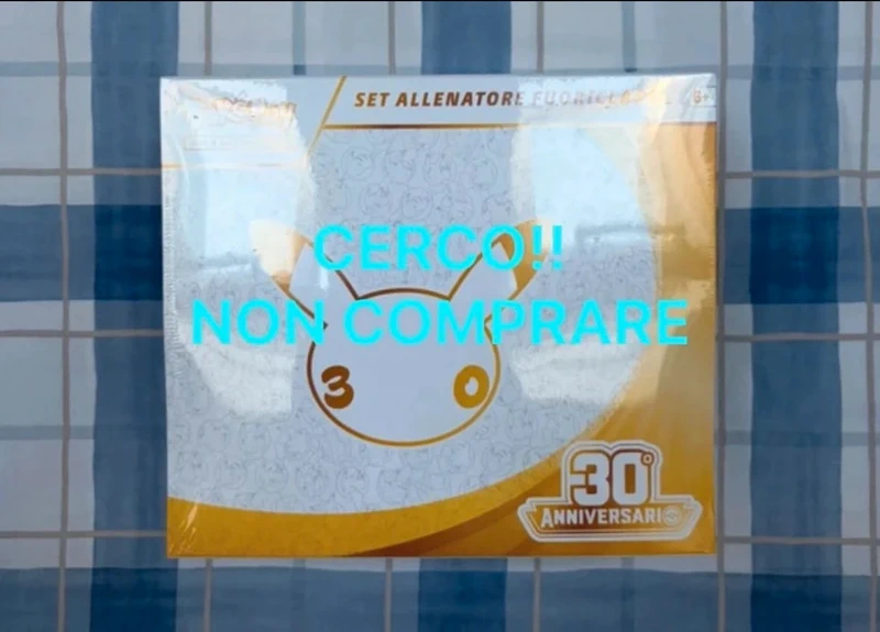 Cerco Etb Pokemon 30th anniversario