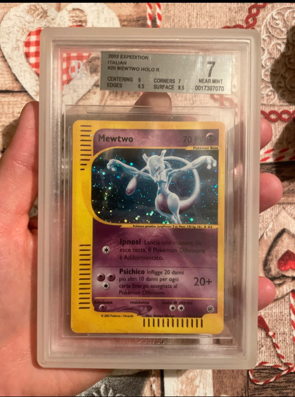 Mewtwo expedition holo bgs 7 Ita