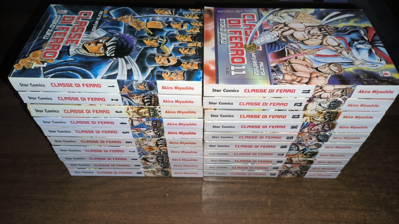 CLASSE DI FERRO SERIE COMPLETA 1/20 STAR COMICS MANGA AKIRA MIYASHITA