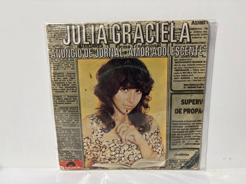 Single 7" / 45T - Julia Graciela - anuncio de jornal