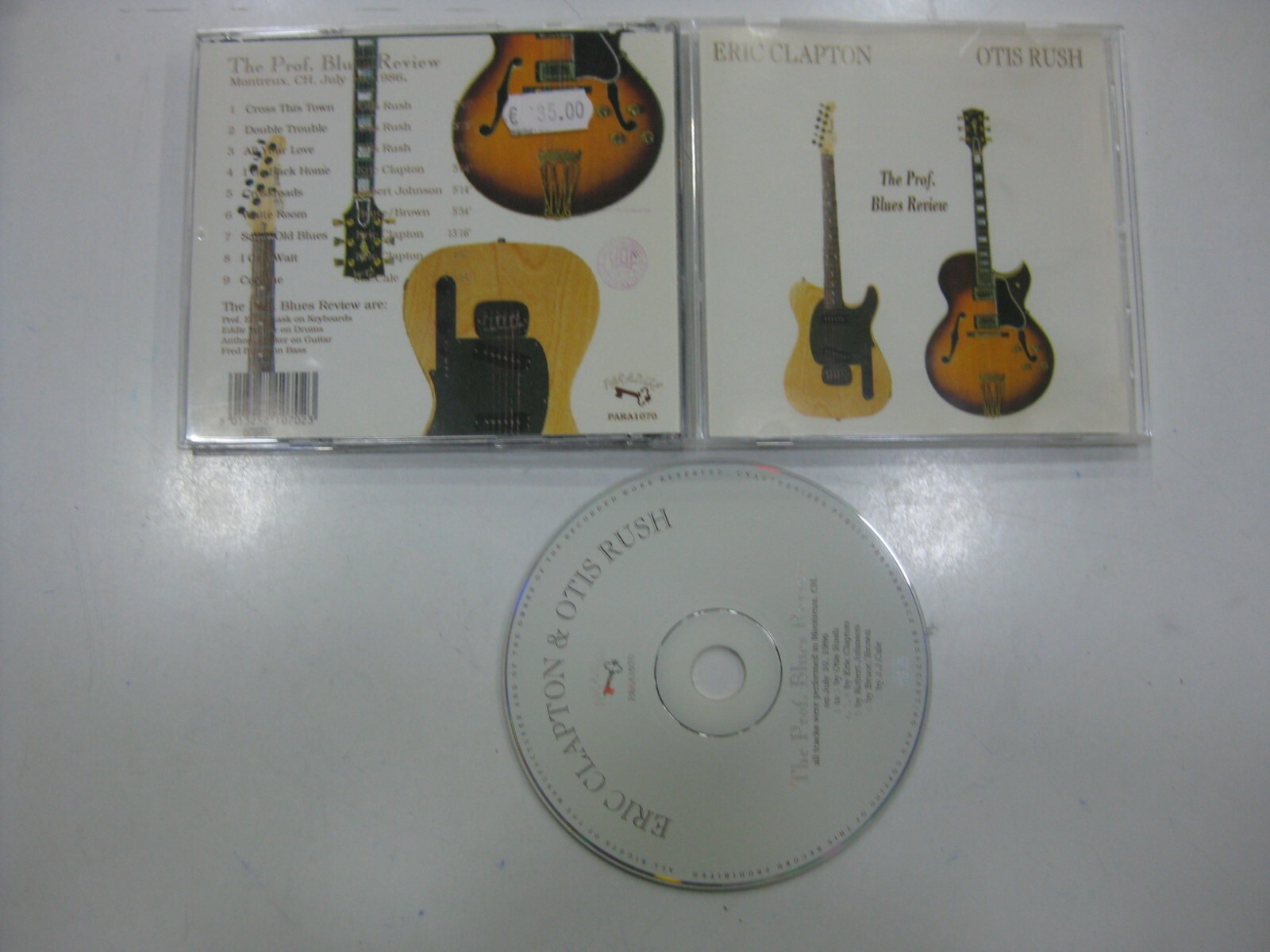 Eric Clapton & Otis Rush Cd The Prof. Blues Review