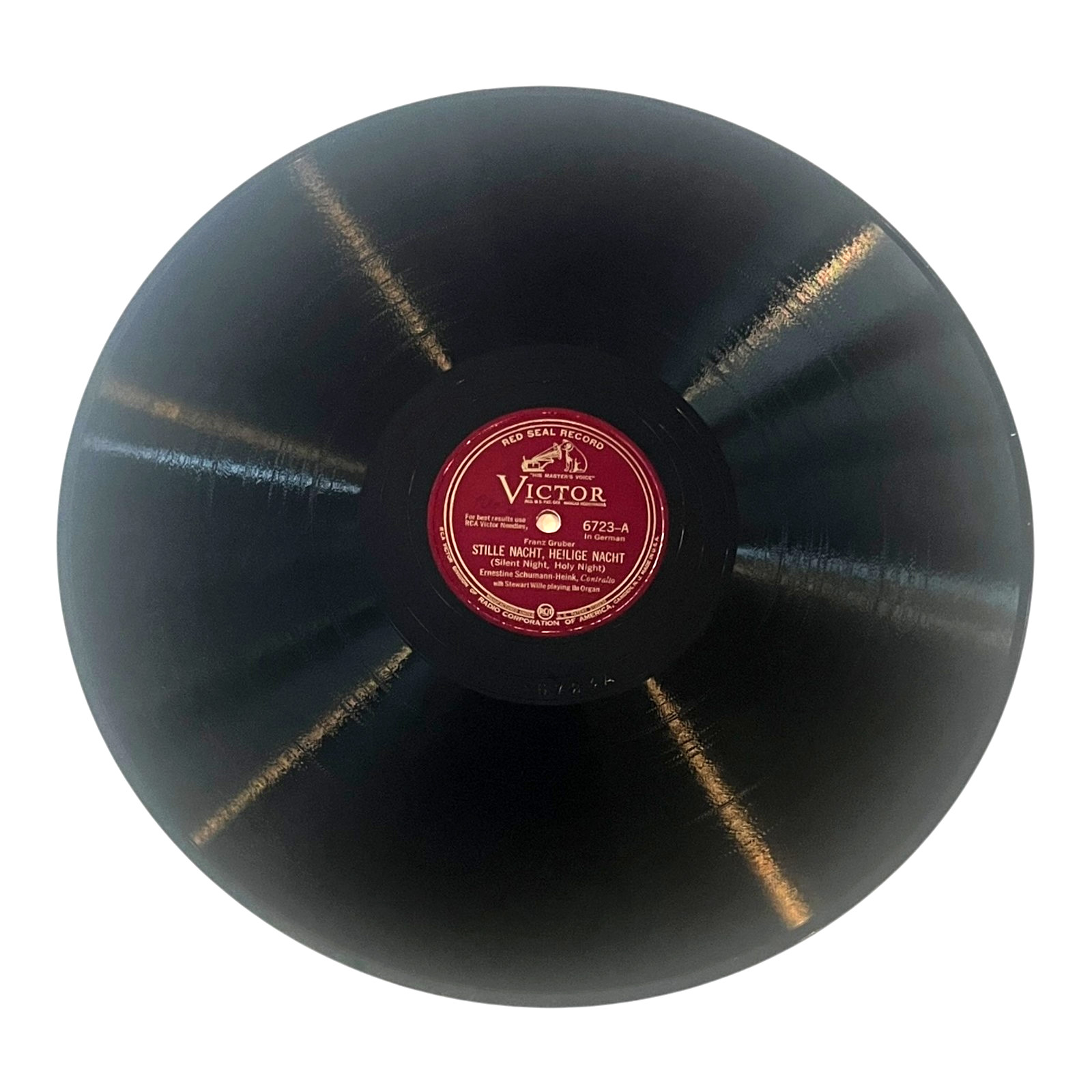 Ernestine Schumann Heink - Stille Nacht Heilige Nacht / Weihnachten - Victor 12"