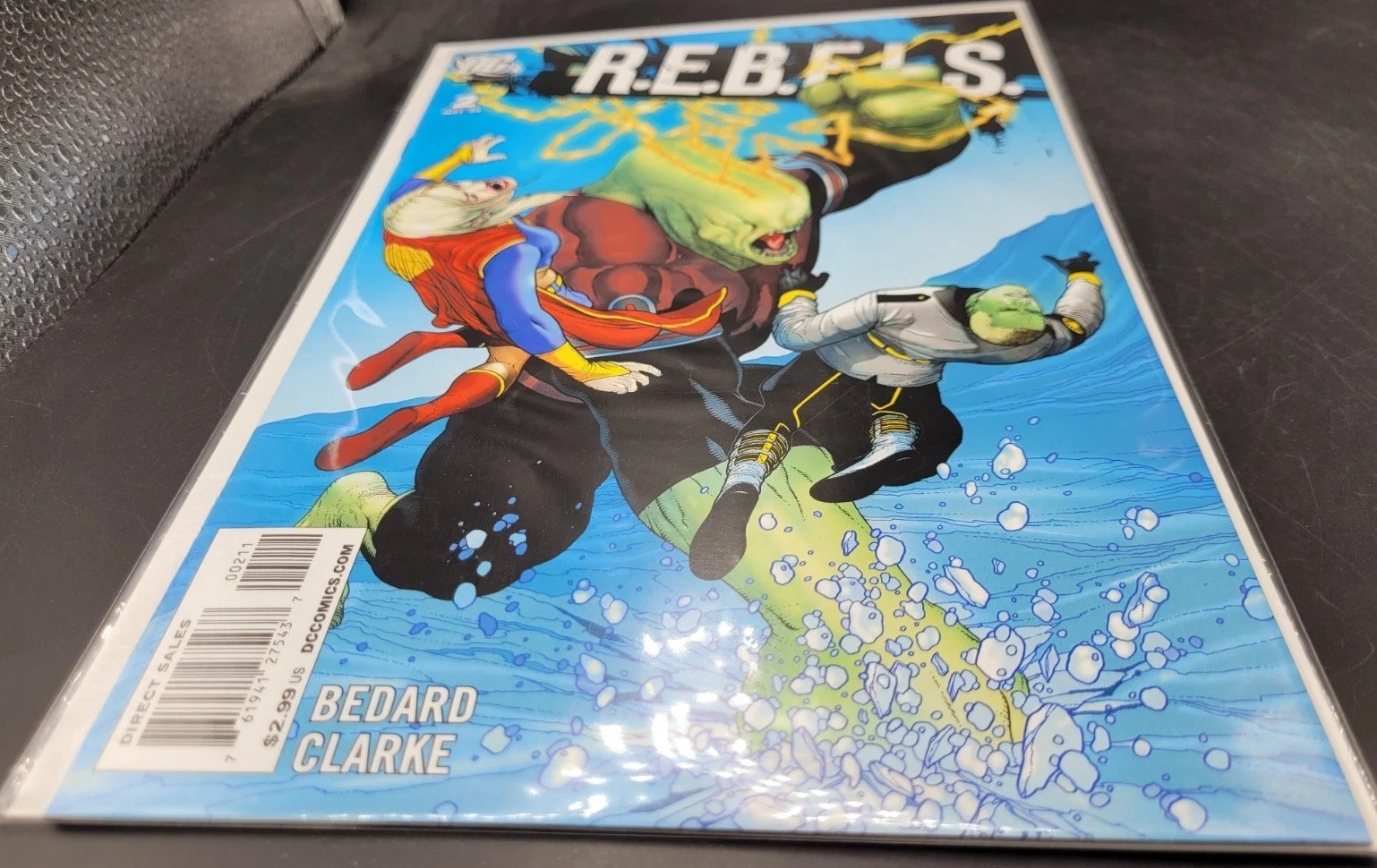 R.E.B.E.L.S. 2 DC 2009 1st Wildstar App Supergirl Vril Dox Space High Grade