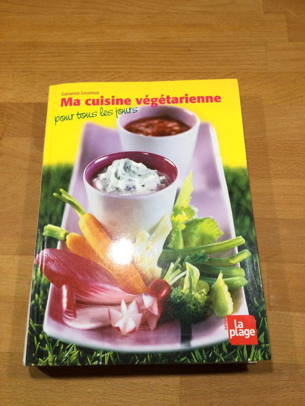 Beau livre illustré Ma cuisine végétarienne pour tous les jours édition La plage