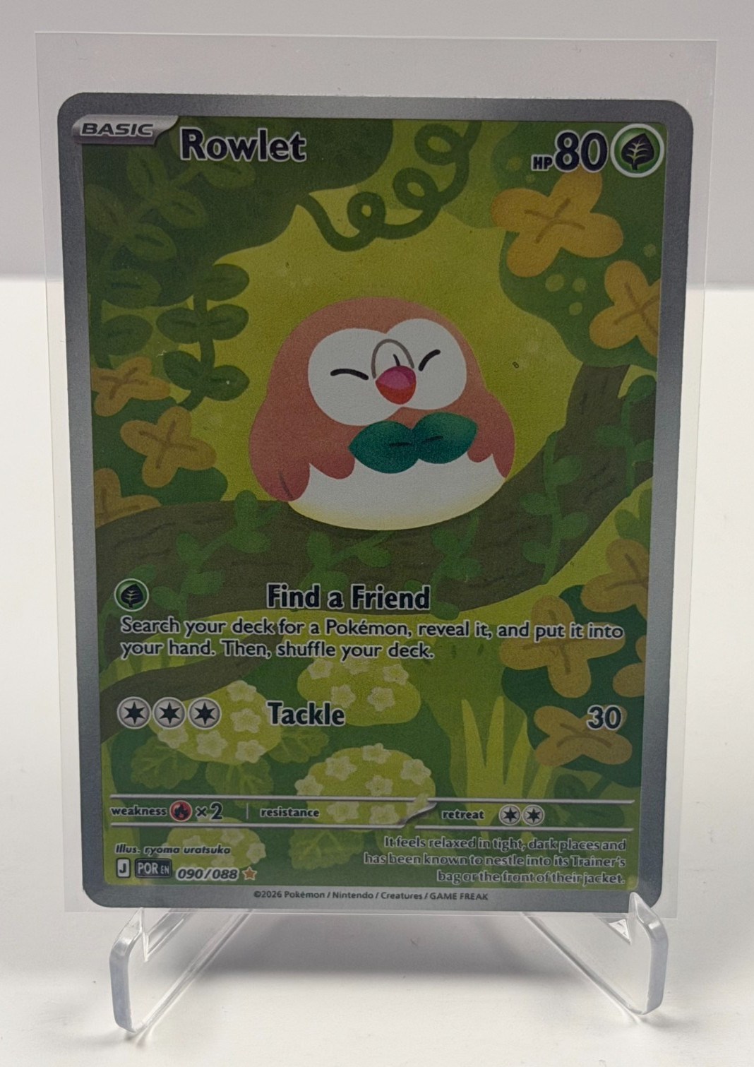 Rowlet 090/088  *** NEW *** Pokémon TCG