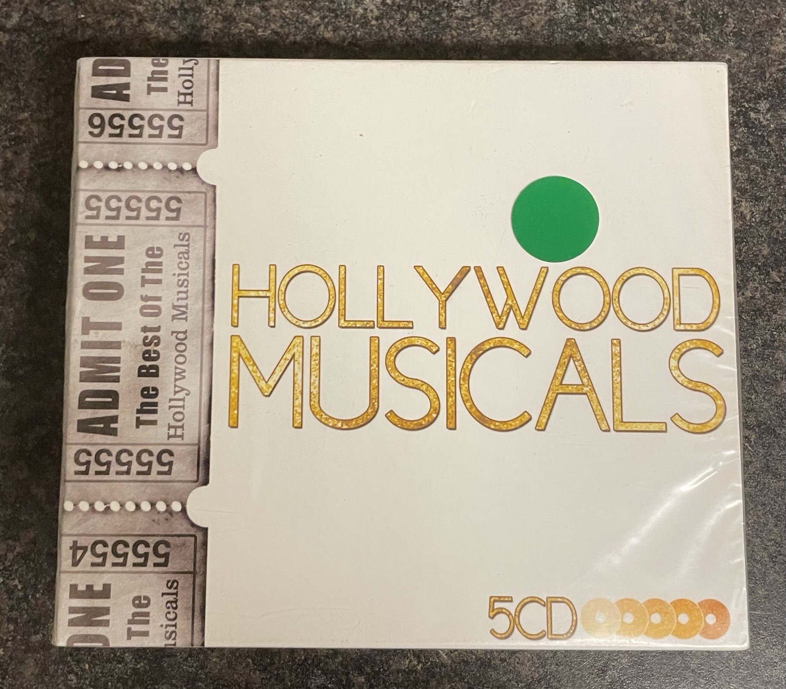 HOLLYWOOD MUSICALS (5 SET) - 5 CD - BOX SET  *NEW/STILL SEALED* + Bonus Tracks
