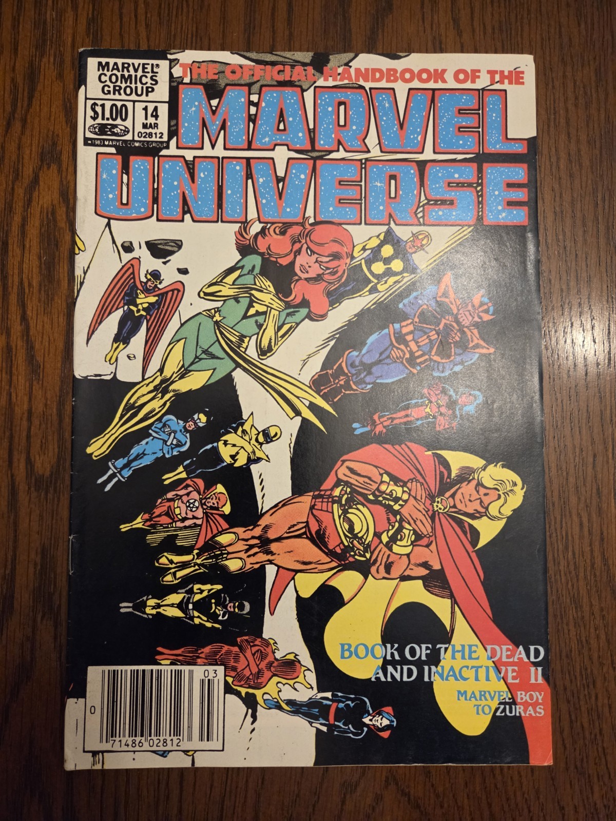 Manuale Ufficiale dell'Universo Marvel #14 (Vol. 1, 1984) Variante da edicola