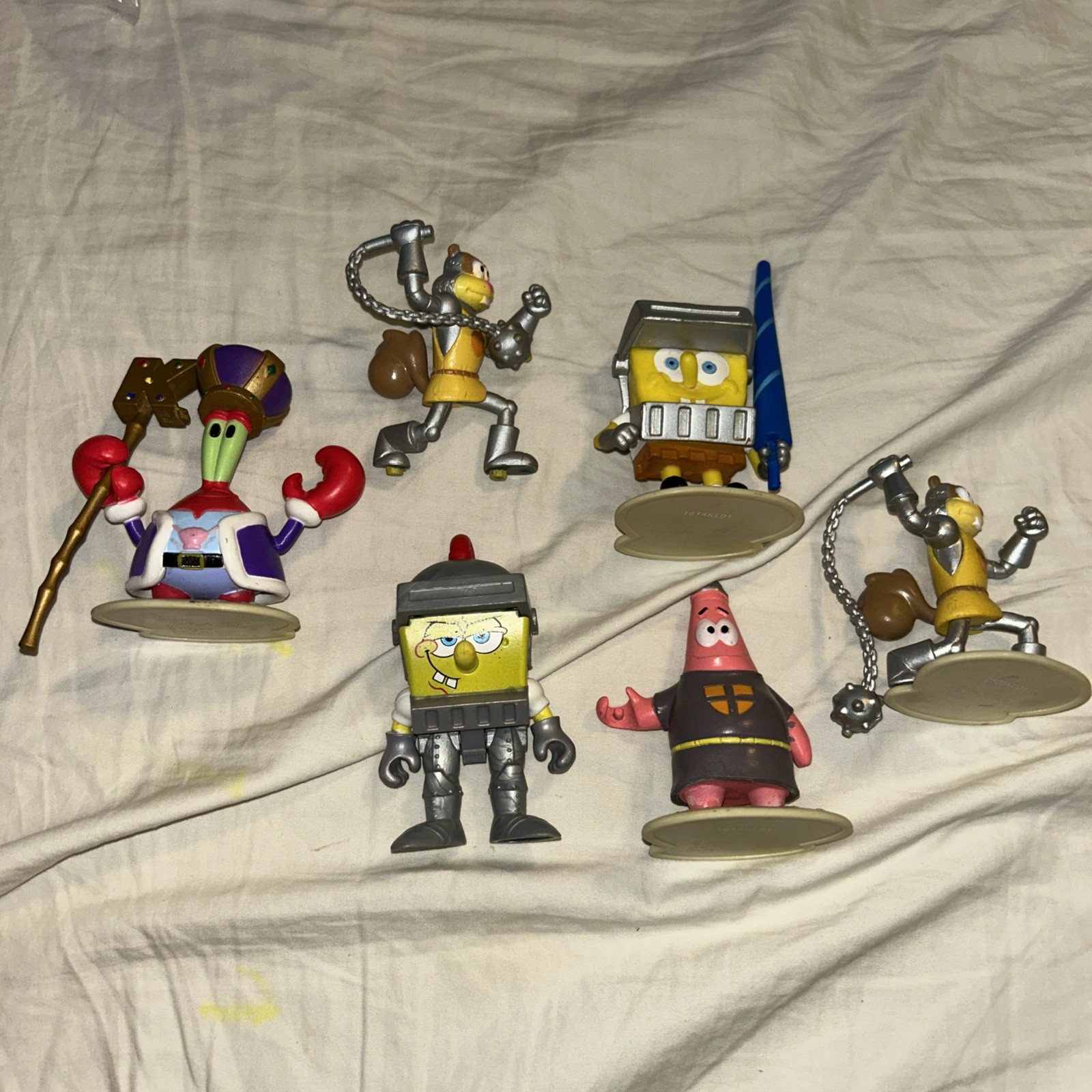 Lotto action figure Viacom Sponge Bob PVC Dunces and Dragons Mr. Krabs Patrick A3