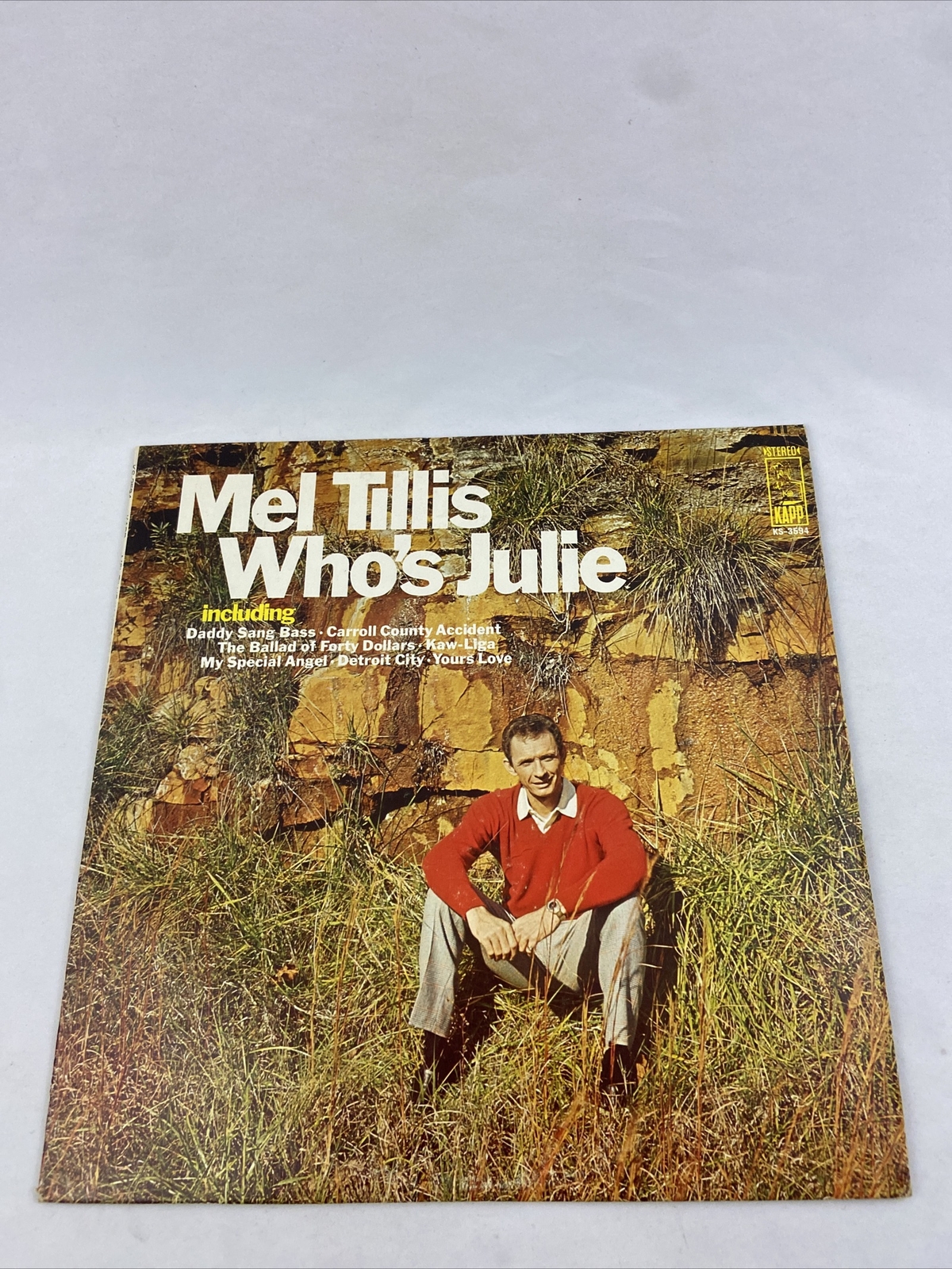 Mel Tillis Who’s Julie Kapp Records Stereo KS-3594 LP Vinyl Record
