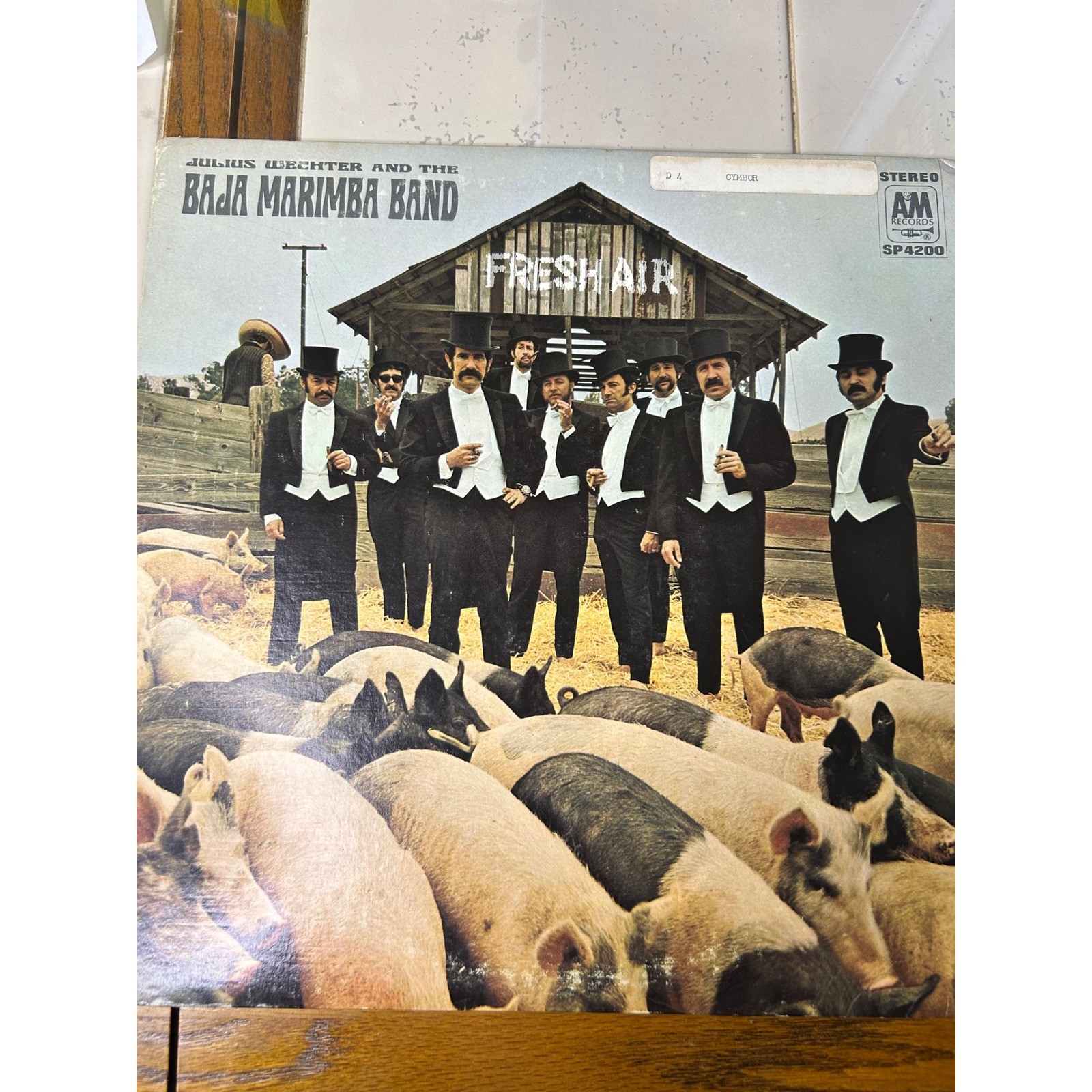 Julius Wechter and The Baja Marimba Band Fresh Air LP Vinyl Record A&M SP 4200